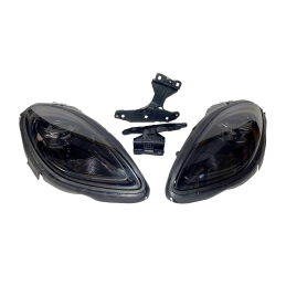 Paragolpes Delantero Porsche Macan 2014-2018 Look 2023 Faros delanteros