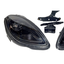 Paragolpes Delantero Porsche Macan 2014-2018 Look 2023 Faros delanteros