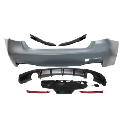 Paragolpes Trasero BMW F30 Look M Performance 2 Salidas doble  Punteras