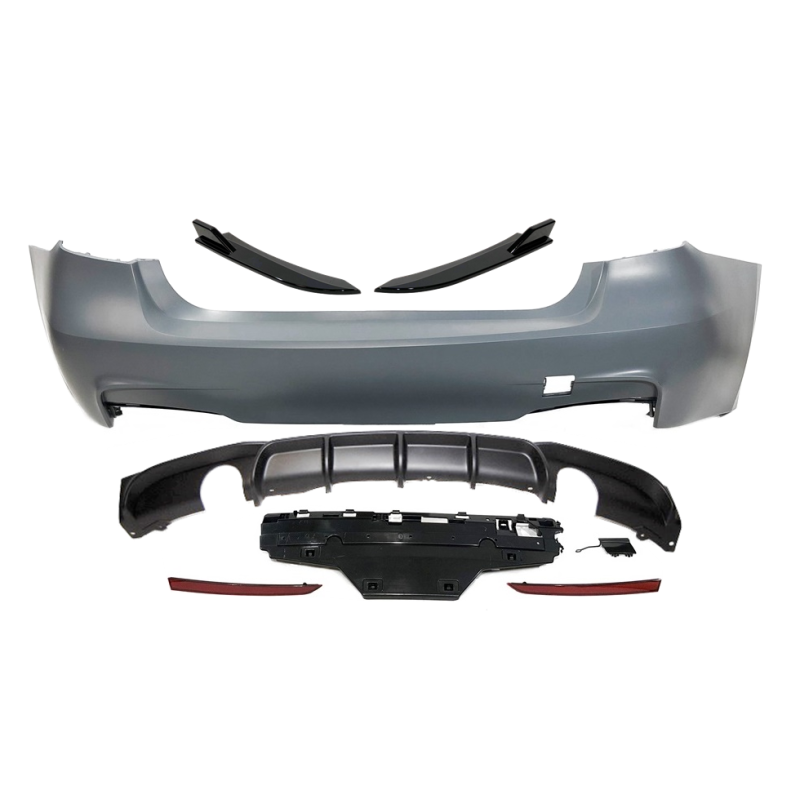 Paragolpes Trasero BMW F30 Look M Performance 2 Salidas doble  Punteras