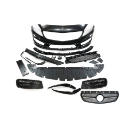 Paragolpes Delantero Mercedes W176 2012-2015 A45 Look AMG Parrilla Con Sensores