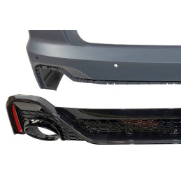 Paragolpes Trasero Audi A6 C8 Avant 2020 Look RS6 Carbono