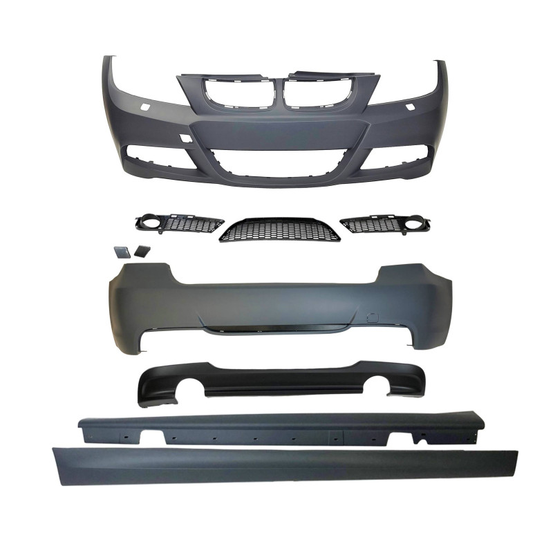 Kit De Carrocería BMW E90 2005-2008 Look M-Tech 2 Salidas ABS