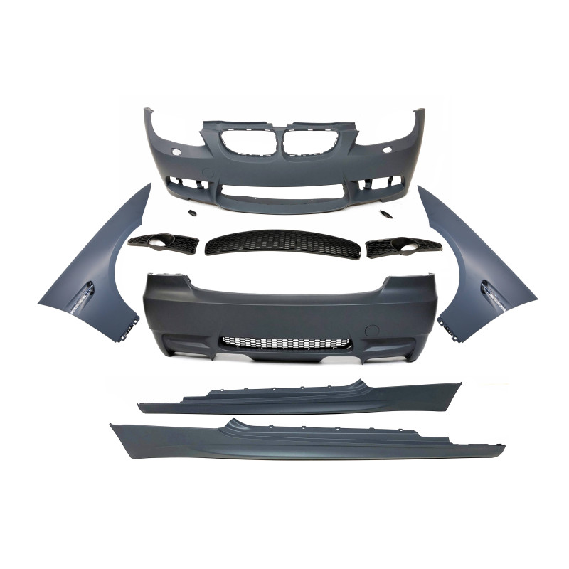 Kit De Carrocería BMW E92 / E93 06-09 Look M3 Con Aletas
