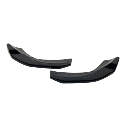 Punteras traseras Mercedes W177 Look A45 Negro Brillo