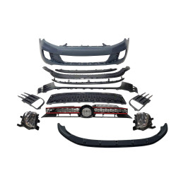 Paragolpes Delantero Volkswagen Golf 6 Look GTI Spoiler delantero