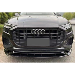 Spoiler Delantero Audi Q8 2018-2023 SLine Negro Brillante