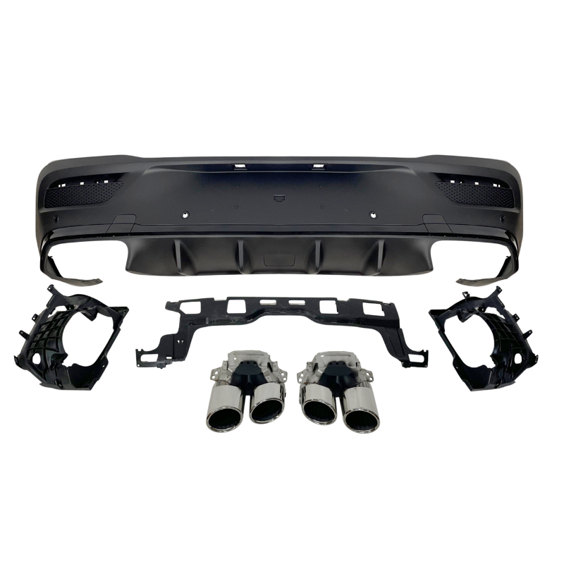 Difusor Trasero Mercedes C167 GLE 2020 Colas Look E53 Black