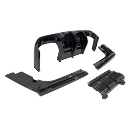 Difusor Trasero BMW F30 / F31 Look M3 Brillante Negro
