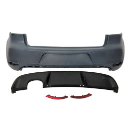 Paragolpes Trasero Volkswagen Golf 6 Look GTI 1 Salida ABS