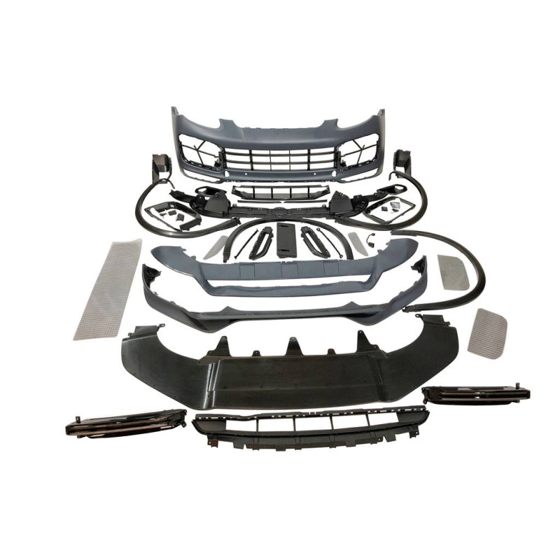 Paragolpes Delantero Porsche Cayenne 2011-2014 Look 2020 Turbo Spoiler