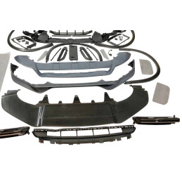 Paragolpes Delantero Porsche Cayenne 2011-2014 Look 2020 Turbo Spoiler