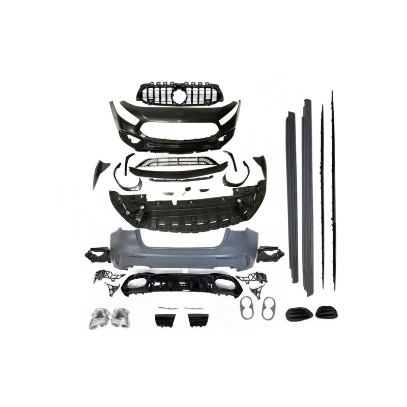Kit Carrocería Mercedes V177 look A45 S Grill GT Black