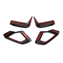 Splitters Delanteros BMW G05 X5 / G18 LCI Negro brillante