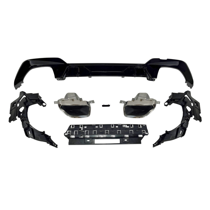Difusor Trasero BMW G20 / G21 340 Look M Performance Brillante Negro