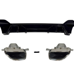 Difusor Trasero BMW G20 / G21 340 Look M Performance Brillante Negro