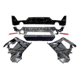 Paragolpes Trasero BMW G20 LCI 2023+ look M-Performance Brillante Negro