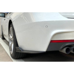 Punteras traseras BMW F30 2013-2019 Look M-Tech Negro Brillo