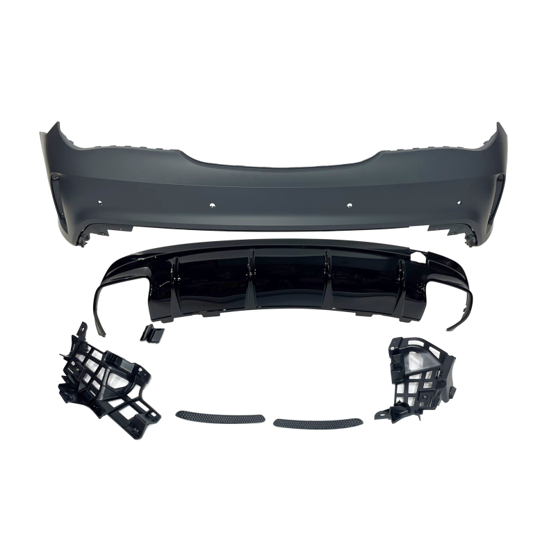Paragolpes Trasero Mercedes W117 2013-2018 LCI 4P / SW Look AMG A45