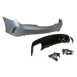 Paragolpes Trasero Mercedes W117 2013-2018 LCI 4P / SW Look AMG A45
