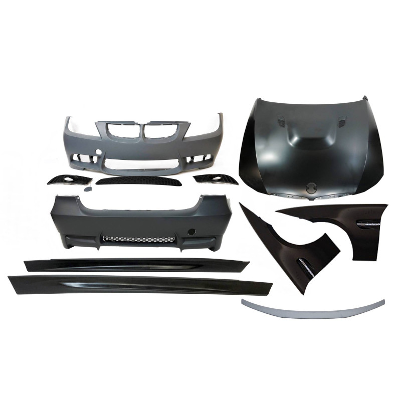 Kit De Carrocería BMW E90 05-08 Look M3 Con Aletas