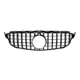 Parrilla Mercedes W205 2015-2018 Full Black Con Cámara