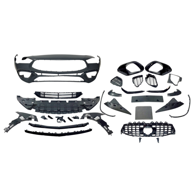 Paragolpes Delantero Mercedes W118 / C118 CLA 2023+ Sedan/Shooting Brake  Look A45