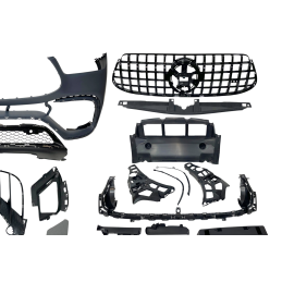 Paragolpes delantero Mercedes W167 / C167 2020+ GLE Look AMG