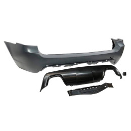 Paragolpes Trasero BMW E61 Look M 2 Salidas ABS