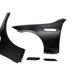 Aletas Mercedes W206 Sedan/SW/Coupe Look C63 Aluminio