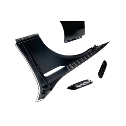 Aletas Mercedes W206 Sedan/SW/Coupe Look C63 Aluminio