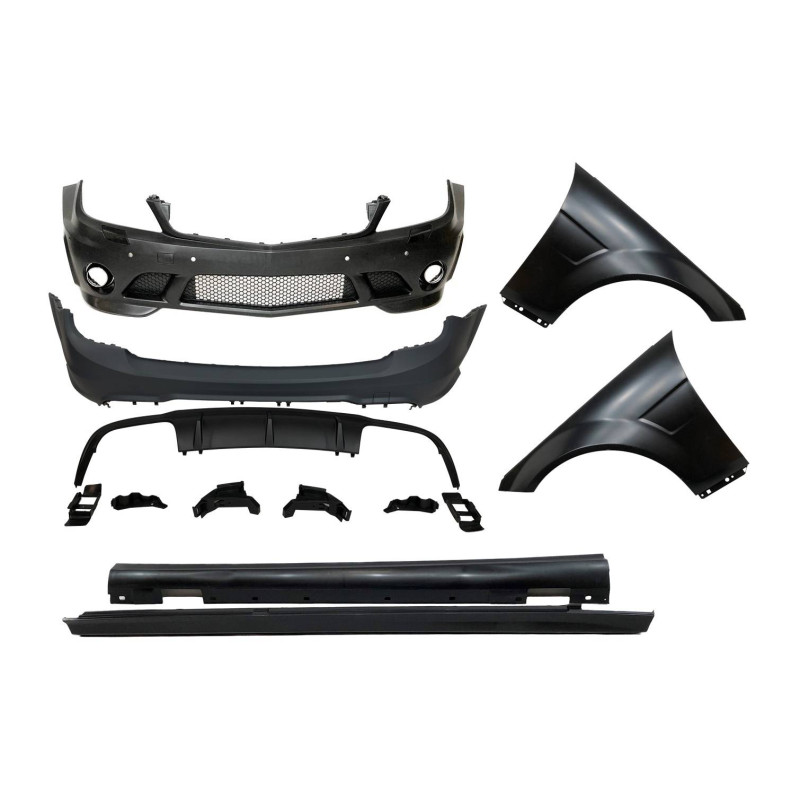Kit De Carrocería Mercedes W204 SW Look AMG C63 07-10 ABS