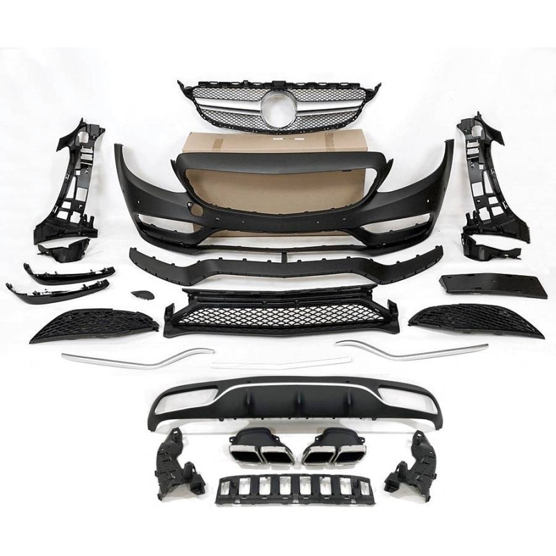 Kit De Carrocería Mercedes W205 2014-2018 2P Look AMG C63
