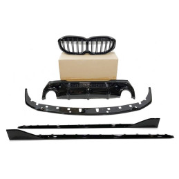Kit De Carrocería BMW F40 Look M Performance Negro Brillante