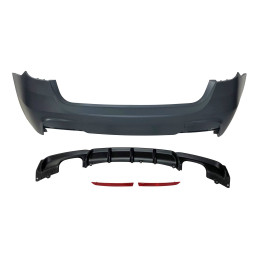 Paragolpes Trasero BMW F31 Look M Performance 2 Salidas doble