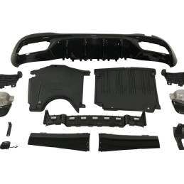 Difusor Trasero Mercedes W206 Sedan / SW Look C63