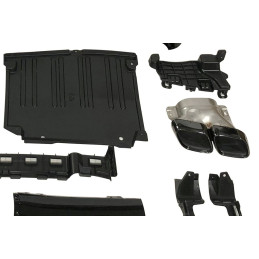 Difusor Trasero Mercedes W206 Sedan / SW Look C63