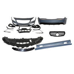 Kit Carrocería Mercedes W117 13-16 4P / SW LCI Look AMG A45 Parrilla