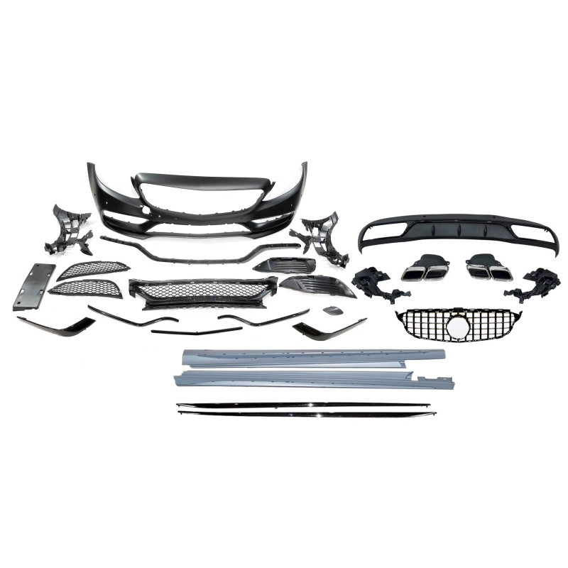 Kit De Carrocería Mercedes W205 2014-2018 4P / SW Look C63