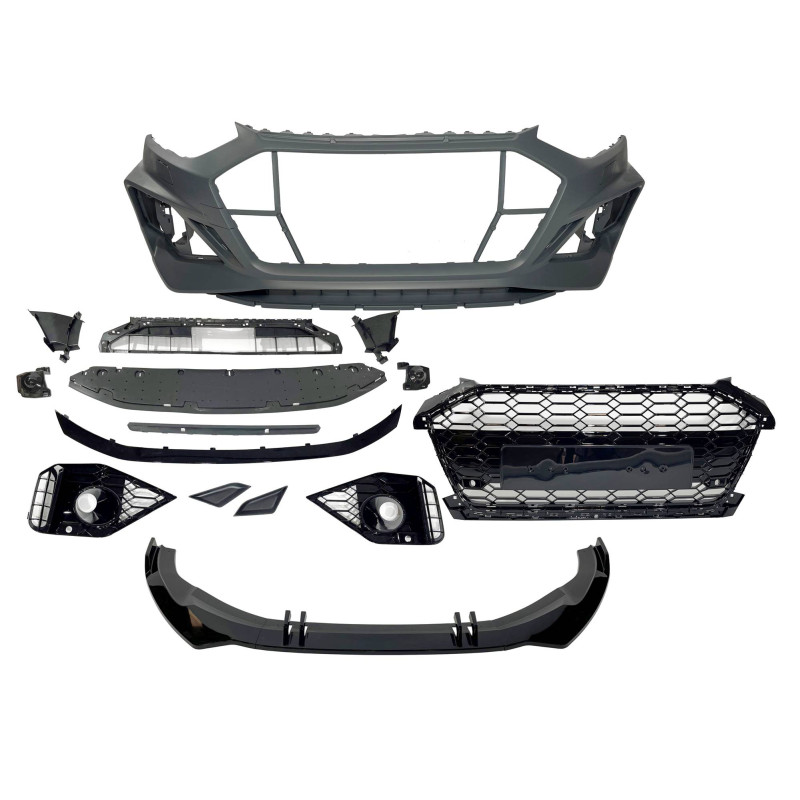 Paragolpes Delantero Audi A4 2020+ Look RS4 Spoiler