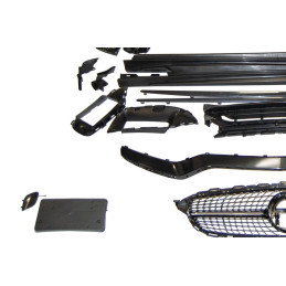 Kit De Carrocería Mercedes W205 4P 2014-2021 Look C63 2019 Diamond