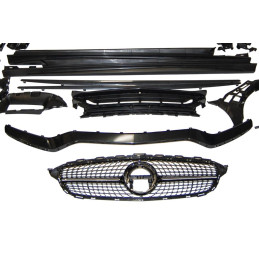 Kit De Carrocería Mercedes W205 4P 2014-2021 Look C63 2019 Diamond
