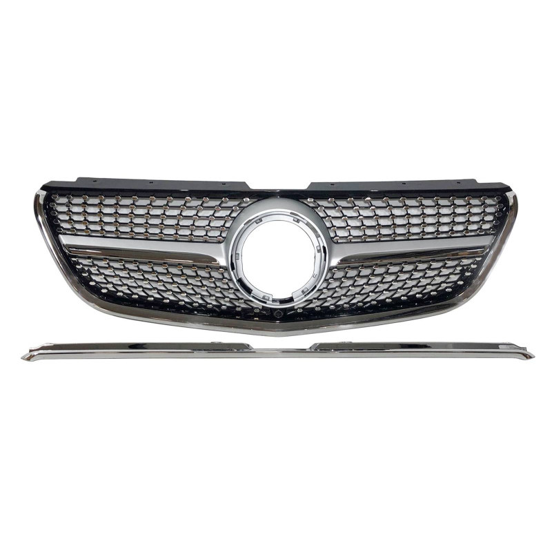 Parrilla Mercedes Vito W447 2022+ Look Diamond