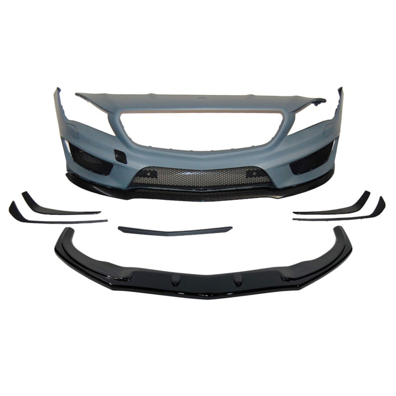Paragolpes Delantero Mercedes W117 13-15 4P / SW Look AMG A45 Spoiler