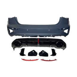 Paragolpes Trasero Audi A3 8Y Sportback 2019-2024 Look RS3 Led