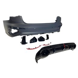 Paragolpes Trasero Audi A3 8Y Sportback 2019-2024 Look RS3 Led