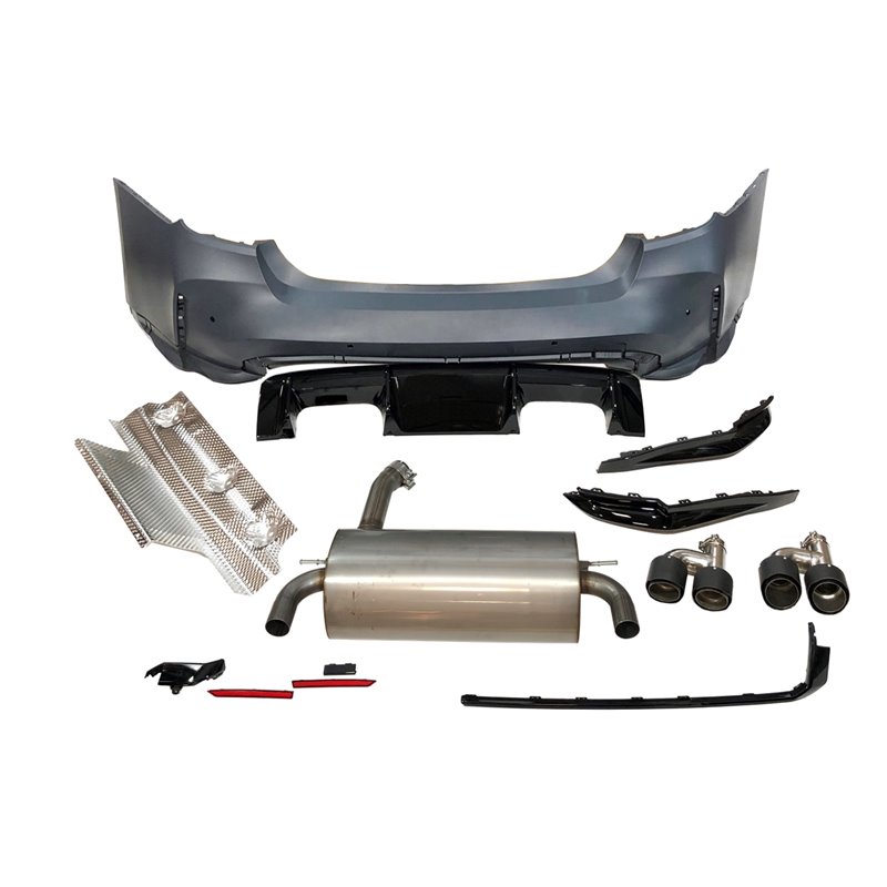 Paragolpes Trasero BMW F30 Look G80 Escape