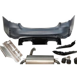 Paragolpes Trasero BMW F30 Look G80 Escape