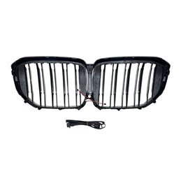 Parrilla BMW G05 X5 LCI LED Negro Brillo