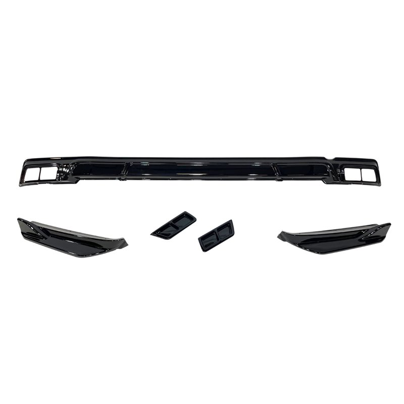 Difusor Trasero Ford Transit / Toureo Custom MK2 2024+ Brillante Negro